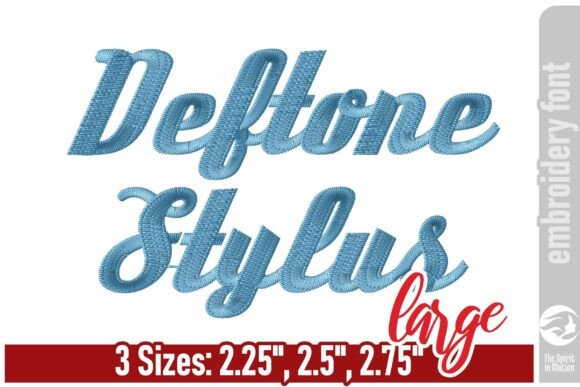 Deftone Stylus Retro Embroidery Font Review
