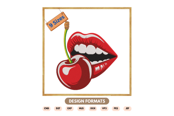 Fashion Lips Embroidery Design Review