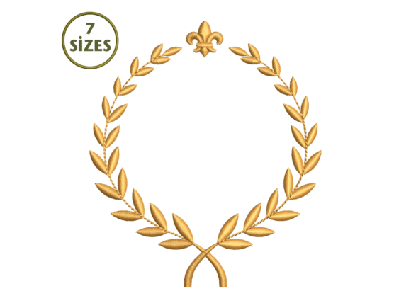 Fleur De Lis Laurel Wreath Embroidery Review