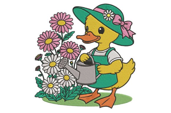 Floral Garden Duck Embroidery Design Review