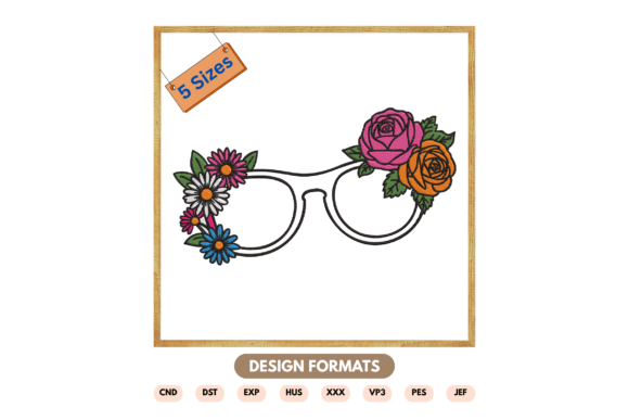 Floral Sunglasses Embroidery Design Review