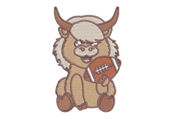 Highland Bull Football Embroidery Review