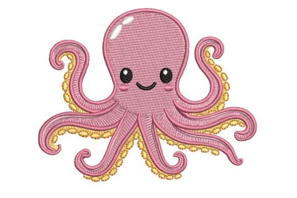 Pink Octopus Embroidery Review for Gifts