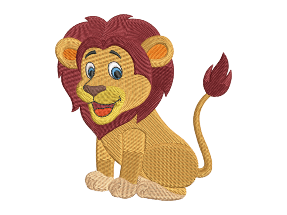 Smiling Baby Lion Embroidery Design Review