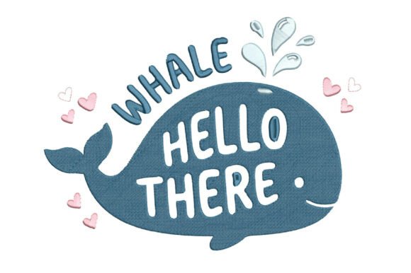 Whale Hello There Embroidery Design Review